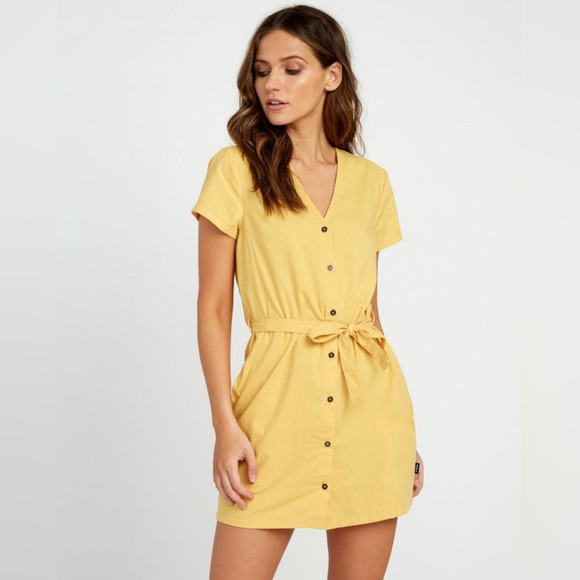 RVCA | Landed Button Up Dress, VGUC, Size S - Picture 2 of 8